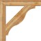 Ekena Millwork Funston Block Rough Sawn Bracket, Western Red Cedar, 6"W x 44"D x 44"H BKT06X44X44FST05RWR - alternate 2